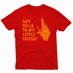 Remera Unisex Manga Corta SAY HELLO TO MY LITTLE FRIEND 01 - comprar online