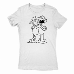 Remera Mujer Manga Corta SHAUN THE SHEEP 01