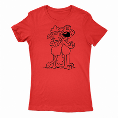 Remera Mujer Manga Corta SHAUN THE SHEEP 01 en internet