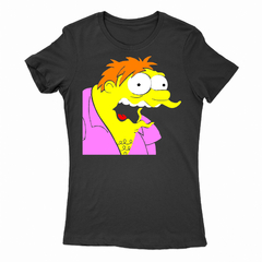 Remera Mujer Manga Corta SIMPSONS BARNEY 01