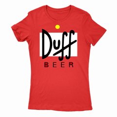 Remera Mujer Manga Corta SIMPSONS CERVEZA DUFF 01 - Wildshirts