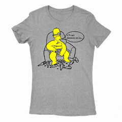 Remera Mujer Manga Corta SIMPSONS HOMERO QUE ME VES 01 - comprar online