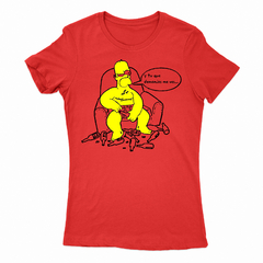 Remera Mujer Manga Corta SIMPSONS HOMERO QUE ME VES 01 en internet