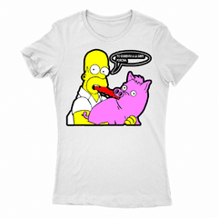 Remera Mujer Manga Corta SIMPSONS PUERCO ARAÑA 01 - comprar online