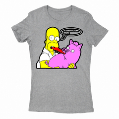 Remera Mujer Manga Corta SIMPSONS PUERCO ARAÑA 01 en internet