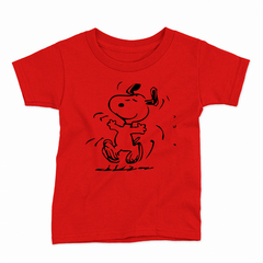 Remera Infantil Manga Corta SNOOPY 01 en internet