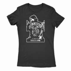 Remera Mujer Manga Corta SONS OF ANARCHY 01 - Wildshirts