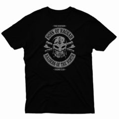 Remera Unisex Manga Corta SONS OF RAGNAR 01