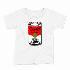 Remera Infantil Manga Corta SOPA CAMPBELLS 01