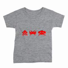 Remera Infantil Manga Corta SPACE INVADERS 01 en internet