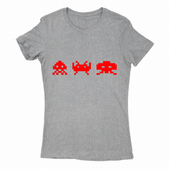 Remera Mujer Manga Corta SPACE INVADERS 01 en internet