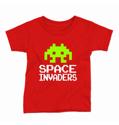 Remera Infantil Manga Corta SPACE INVADERS 02 - Wildshirts