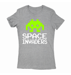 Remera Mujer Manga Corta SPACE INVADERS 02 en internet