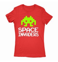 Remera Mujer Manga Corta SPACE INVADERS 02 - Wildshirts