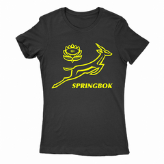 Remera Mujer Manga Corta SPRINGBOK RUGBY SUDAFRICA 01