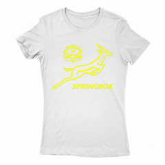 Remera Mujer Manga Corta SPRINGBOK RUGBY SUDAFRICA 01 - comprar online