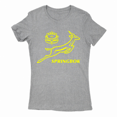 Remera Mujer Manga Corta SPRINGBOK RUGBY SUDAFRICA 01 en internet