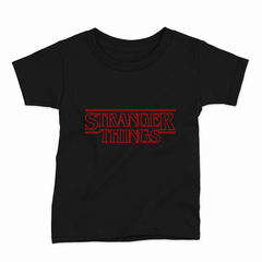 Remera Infantil Manga Corta STRANGER THINGS 01