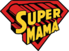 Remera Infantil Manga Corta SUPER MAMA