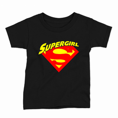 Remera Infantil Manga Corta SUPERGIRL 01