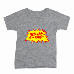 Remera Infantil Manga Corta TITANES EN EL RING 01 en internet