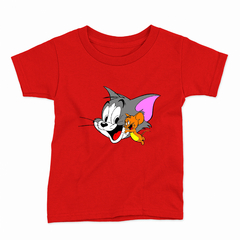 Remera Infantil Manga Corta TOM Y JERRY 01 - Wildshirts