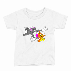 Remera Infantil Manga Corta TOM Y JERRY 04