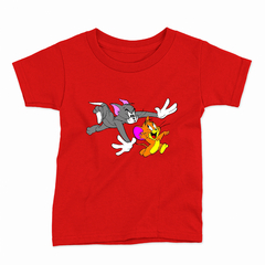 Remera Infantil Manga Corta TOM Y JERRY 04 - Wildshirts