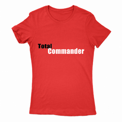 Remera Mujer Manga Corta TOTAL COMMANDER 01 - Wildshirts