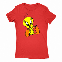 Remera Mujer Manga Corta TWEETY 01 - Wildshirts