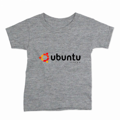 Remera Infantil Manga Corta UBUNTU 02 en internet