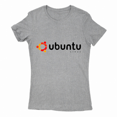 Remera Mujer Manga Corta UBUNTU 02 en internet