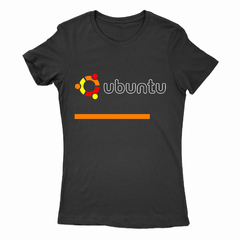 Remera Mujer Manga Corta UBUNTU 03