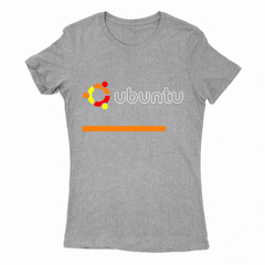 Remera Mujer Manga Corta UBUNTU 03 en internet