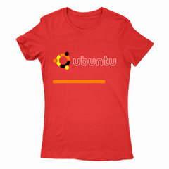 Remera Mujer Manga Corta UBUNTU 03 - Wildshirts