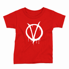 Remera Infantil Manga Corta V DE VENDETA 01 - Wildshirts