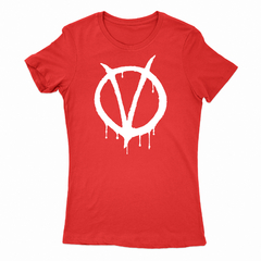 Remera Mujer Manga Corta V DE VENDETA 01 - Wildshirts