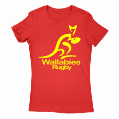 Remera Mujer Manga Corta WALLABIES 01 - Wildshirts