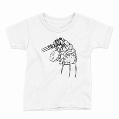 Remera Infantil Manga Corta WOLVERINE 03