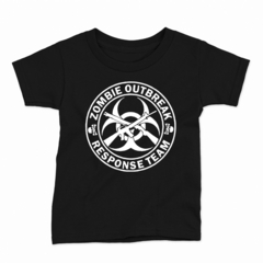 Remera Infantil Manga Corta ZOMBIE OUTBREAK 01