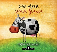 Cuero negro - Vaca blanca