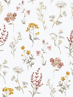 Papel de parede estampa floral - comprar online