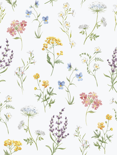 Papel de parede estampa floral - loja online