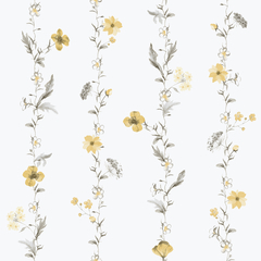 Papel de parede estampa floral em listras na internet