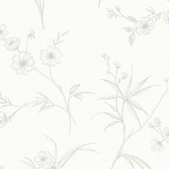 Papel de parede estampa floral - comprar online