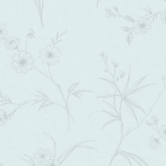 Papel de parede estampa floral - loja online