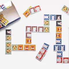 Imagen de JUEGO DE BAÑO: DOMINO DE ANIMALES