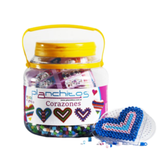 BALDE CORAZONES HAMA BEADS