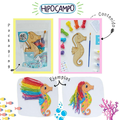 KIT ARTE Y DECO: HIPOCAMPO - comprar online