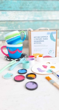 KIT ARTE CERAMICA: SET DE TAZA - tienda online